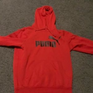 red puma hoodie